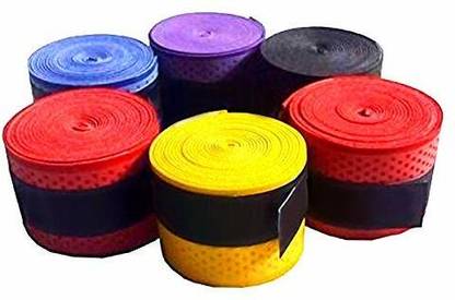 LYCAN Racket Overgrip for Anti Slip and Absorbent Grip - 5Pc, Multicolor Tacky Touch