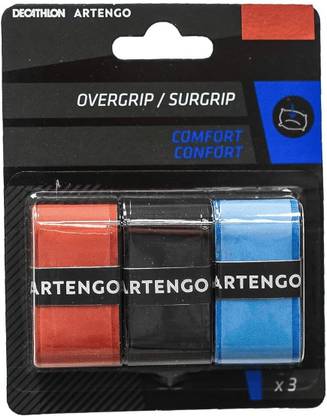 NIMZ Dynamic Tennis Racket Overgrip | Comfort | Tacky & Comfortable | Red, Black, Blue | Tacky Touch