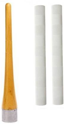 Raider Set of 2 Cricket Bat Grip + One Wooden Cricket Bat Grip Cone ( Gripper)