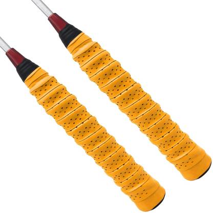SYGA Pack of 2 Badminton Grip Soft Replacement Non-Slip Anti Sweat Overgrip - Yellow