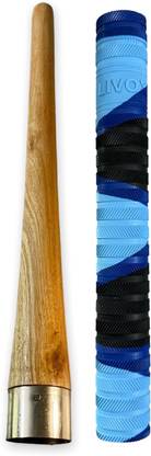 LIVOX Comfortable Fit 6 Cricket Bat Grips With One Wodden Grip Cone Ultra Tacky