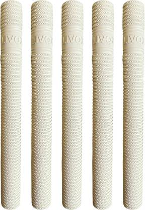 LIVOX Pure White, Bracelet Texture, Cricket Bat 5 Grips Better Shock Absorption Super Tacky