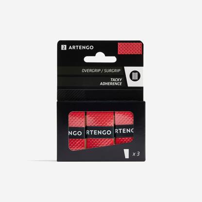 NIMZ Dynamic Tennis Racket Overgrip Surgrip | Tacky Adherence | Durable | Red Color | Ultra Tacky
