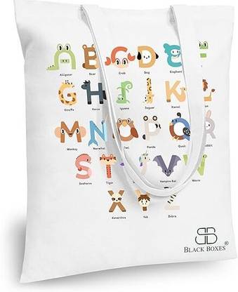 BlackBoxes Reusable Grocery Bags Shopping Bag for Groceries Washable Canvas Bag with Handle Grocery Bag