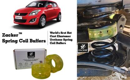 Zacker for Maruti Suzuki Swift (Old), Rear Suspension Coil Spring Buffer, Ground Clearance Kit