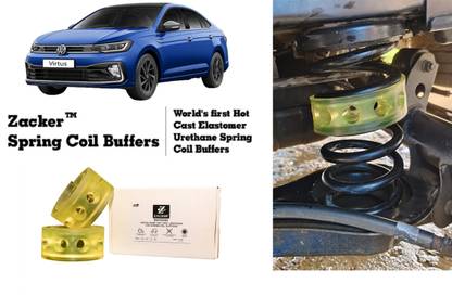 Zacker for Virtus, Rear Coil Spring Buffer, Ground Clearance Kit