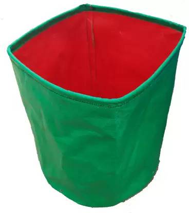 APR Enterprises Green Grow Bag 15" X 15" for Terrace Gardening Leafy Vegetable - (Pack of 2 Grow Bag
