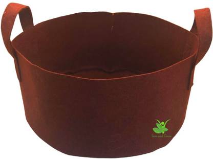 Sow and Grow Geo Fabric Grow Bag for Vegetables Like Carrot, Radish, Beet Size 24 X 12 In Grow Bag