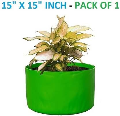 Mavani Grow Bag 15*15 Inch HDPE Plant Bags for Terrace Gardening Pack of 1 Grow Bag