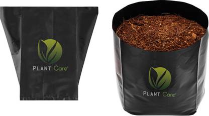 PLANT CARE Nursery Grow bags, Black, 18 X 18 Inch -5 Bags for Vegetables, Fruits, Flowers Grow Bag