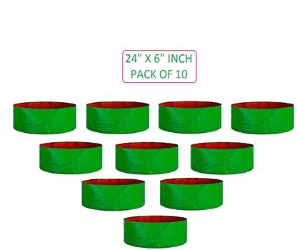ZURO 24"*6" INCH PACK OF 10 Outdoor Home terrace and kitchen balcony Grow Bag