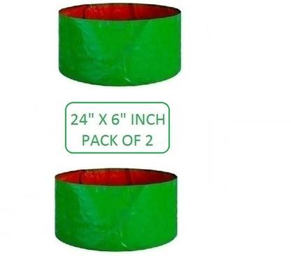 Kingwell Plants bag for Terrace,Balcony, Kitchen Gardening 24" X 6" (Pack Of 2) Grow Bag