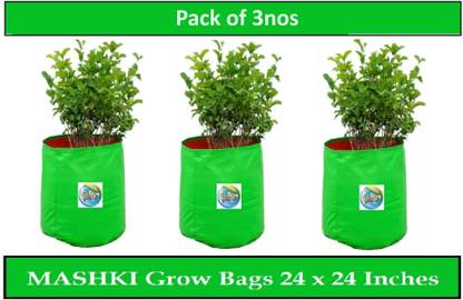 MASHKI Green Bags For Plants, Of Size 24x24 Inches, Hdpe Grow Bags, Plant Bags, Bag Plant Grow Bag
