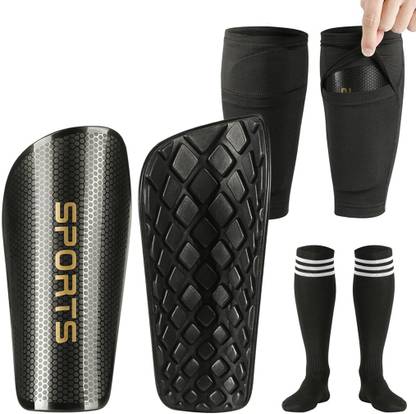 gustave Soccer Shin Guards for Youth and Kids Shin Pads with Sleeves and Long Socks Football Shin Guard