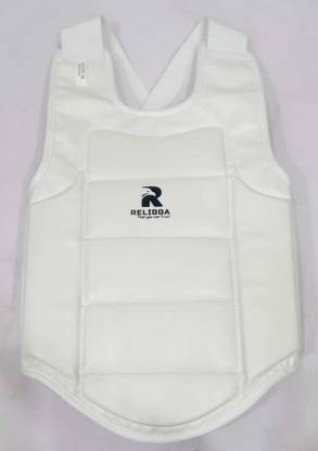 RELIBBA Chest Guard Karate Taekwondo , Judo and Boxing Kickboxing Chest Guard Large MMA Chest Guard
