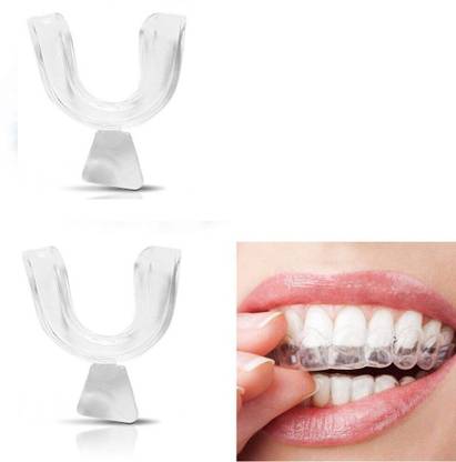 Maxxlite 4PCS Transparent Silicone Thermoform Moldable Dental Mouth Guard Mouth Guard