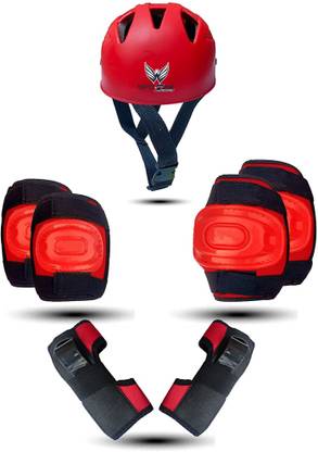 SPO Zone PROTECTIVE Set Guard Kit AND Cycling Protective Training Set Cycling Knee Guard