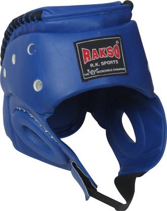 Rakso Taekwondo Head Guards, Karate Gears, Muay Thai boxing Head Guard BLUE large Boxing Head Guard