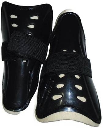 Garg Enterprises Football Leg Protection Pad, 6x3inch, Soft Foam-BLK Football Shin Guard