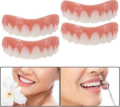 Calandis Silicone Smiling Braces Upper False Teeth Veneers Cosmetic Tooth Cover Mouth Guard