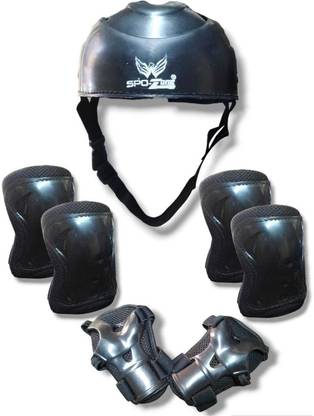 SPO Zone Skating Kit For Kids Protective Skating Guard For Kids (M) Cycling Guard Combo