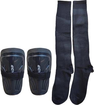 BOLDUP Football Shin Guard with Adjustable Velcro Strap & Socks Football Shin Guard