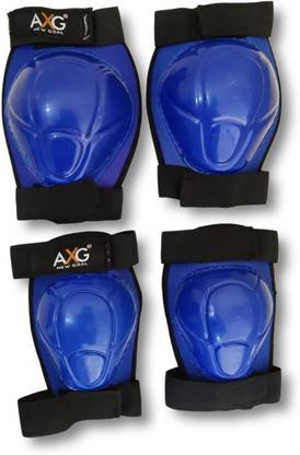 AXG NEW GOAL Quintessential and Unique Mould Knee guard, elbow guard for Cycling/ Skating Guard Combo