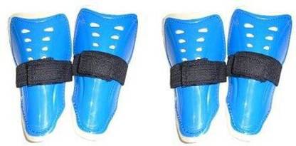 Garg Enterprises Football Leg Protection Pad, 6x3inch, Soft Foam-BLU Football Shin Guard