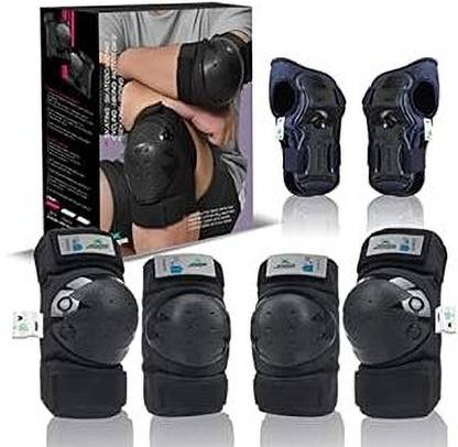 Jaspo Plastron Saver 3 Professional Protective Set (Knee/Elbow/Wrist Guard) Skating Guard Combo