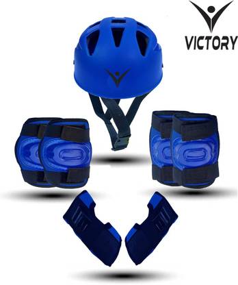 VICTORY Protective Set for Cycling ,Skateboard ,Skating Scooter Age 7to15 Year (Medium) Skating Guard Combo