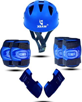 XSAW Protective Set for Cycling Skateboard Skating Scooter Age 7 to 15 Year (Medium) Skating Guard Combo