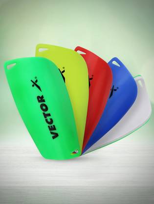 VECTOR X Invader Shin Guard in Assorted Colours Pack of 4 Football Shin Guard