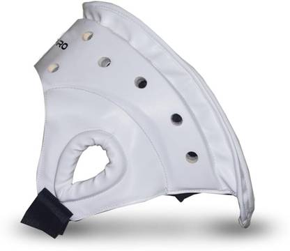 LEPRO Taekwondo Boxing Headgear MMA Muay Thai, Removable Face Grill(White, M) Boxing Head Guard