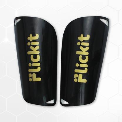 Flickit High-Impact Shin Guards - EVA Padded Protection for Kids & Adults | Size M | Football Shin Guard