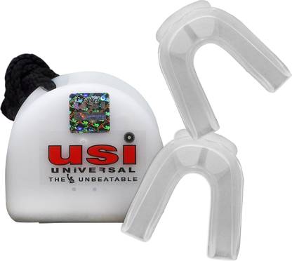 USI UNIVERSAL Mouth Guard , Mouth Guard Double (White) Mouth Guard