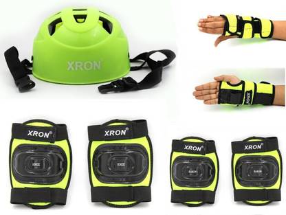 MINESFIT Protective Set Skating and Cycling For 7 To 13 Yr Old Skating Guard Combo