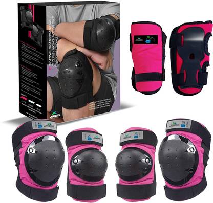 Jaspo Plastron Saver 3 Professional Multi Purpose Protective Kit (Medium upto 15yrs) Skating Guard Combo