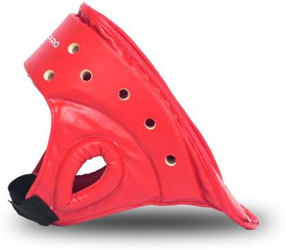 LEPRO Taekwondo Boxing Headgear MMA Muay Thai, Removable Face Grill(Red, L) Boxing Head Guard