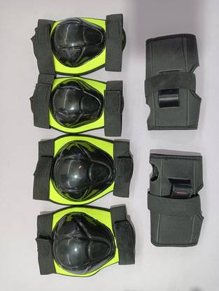 Worldstar Stylish Mould Knee guard, Elbow guard and Gloves for Cycling/ Cycling Guard Combo