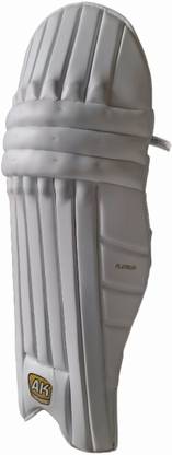 Aksports AK PLATINUM LegGuard/Pads Mens (27 Inch) White (Right Hand) Cricket Guard Combo