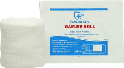 Complete Care Gamjee Roll Soft & Absorbent Cotton Dressing, Medical Wound Care Bandage Non-Sterile Gauge Roll