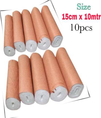 Ashni Bandage Roll Dressing 15cm X 10 Mtr 10pcs Non-Sterile Gauge Roll