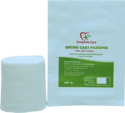 Complete Care Orthopedic Cast Padding – Soft Roll, Breathable & Hypoallergenic, Comfortable Non-Sterile Gauge Roll