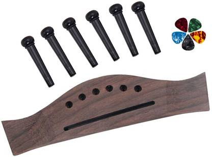 AMG Music Brown Indian Rosewood Guitar Bridge