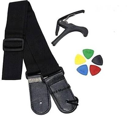 TechBlaze Guitar Capo with Guitar Belt for Acoustic Electric Guitar Capo for Ukulele Clutch Guitar Capo