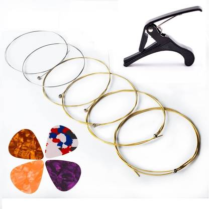 AMG Music Guitar Capo with Guitar String and Picks Clutch Guitar Capo