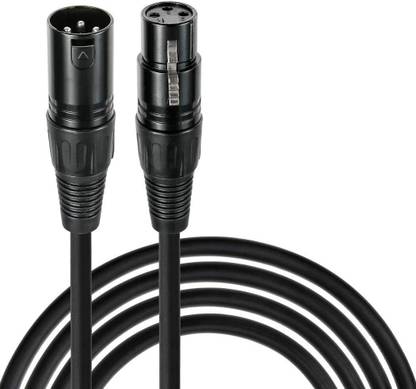 AMG Music 3 Meter XLR Patch Cable Male to Female XLR Cable for Audio Device Straight XLR Patch Cable