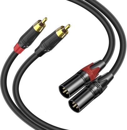 Mocking Bird Dual XLR to RCA Cable Dual XLR Male to Dual RCA Male Cable HiFi Audio Cable Straight TS Patch Cable