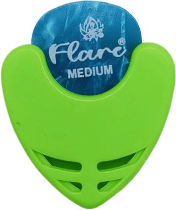 Flare Guitar Pick Plectrum Holder Case Box Mixed Colour Guitar Pick