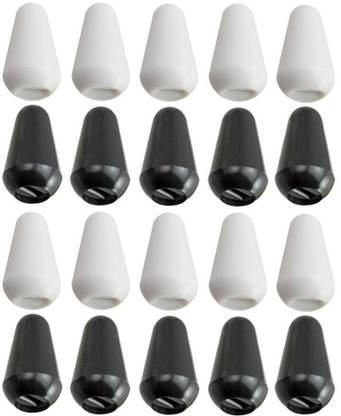 5-Pack Guitar 3/5 Way Switch Tip, Pickup Selector Switch Knob, For ST TL Electric Guitar, Black